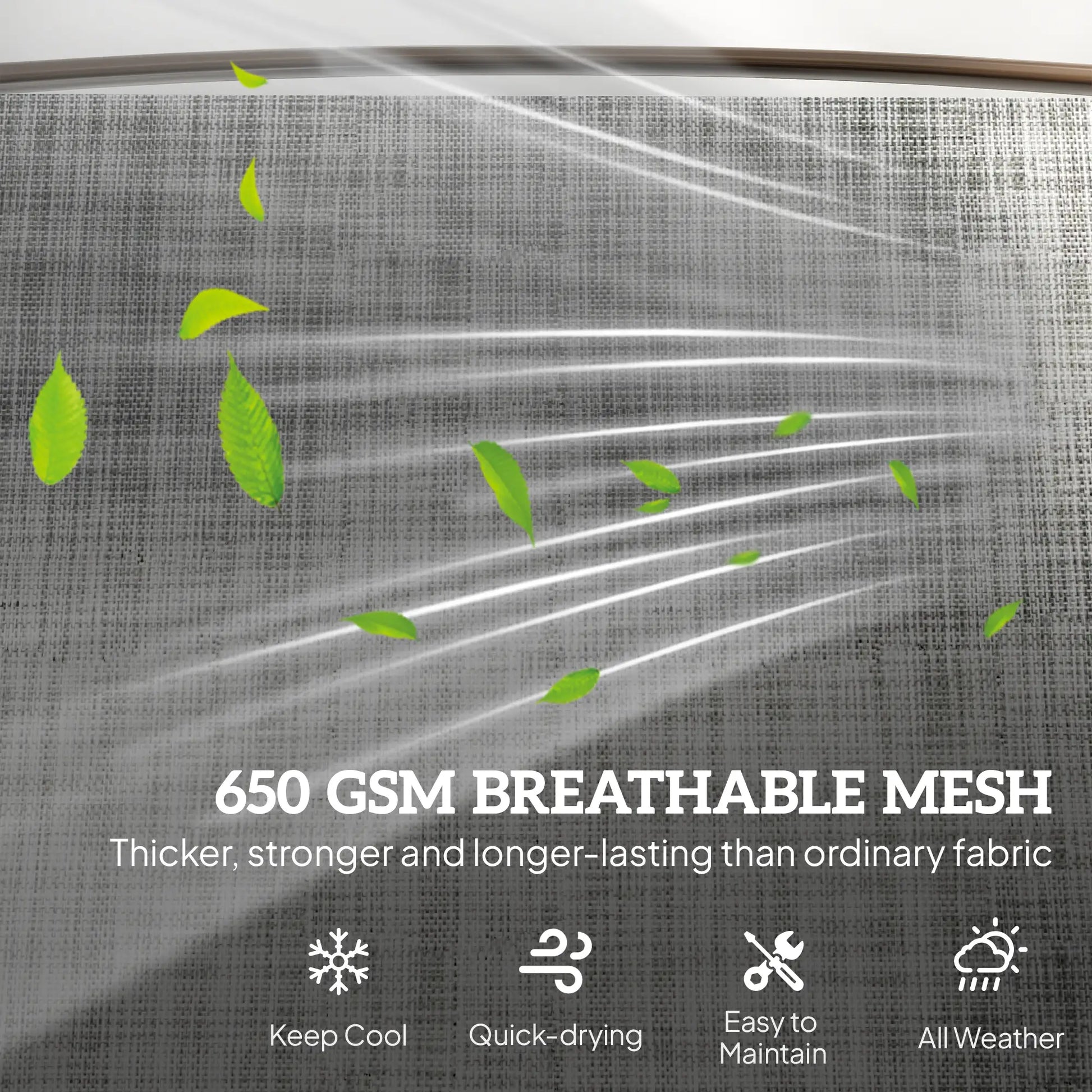 2-Person Outdoor Glider Bench, Swing Chair with Mesh, Table, Steel Frame Outdoor Gliders at Gallery Canada