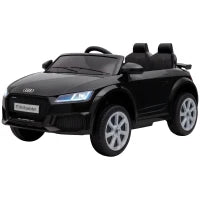 Audi TT RS Licensed 12V Kids Ride On Car, Remote Control, Black