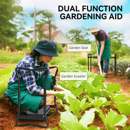 Folding Garden Kneeler Seat Stool With Thicken Pad Garden Accessories at Gallery Canada
