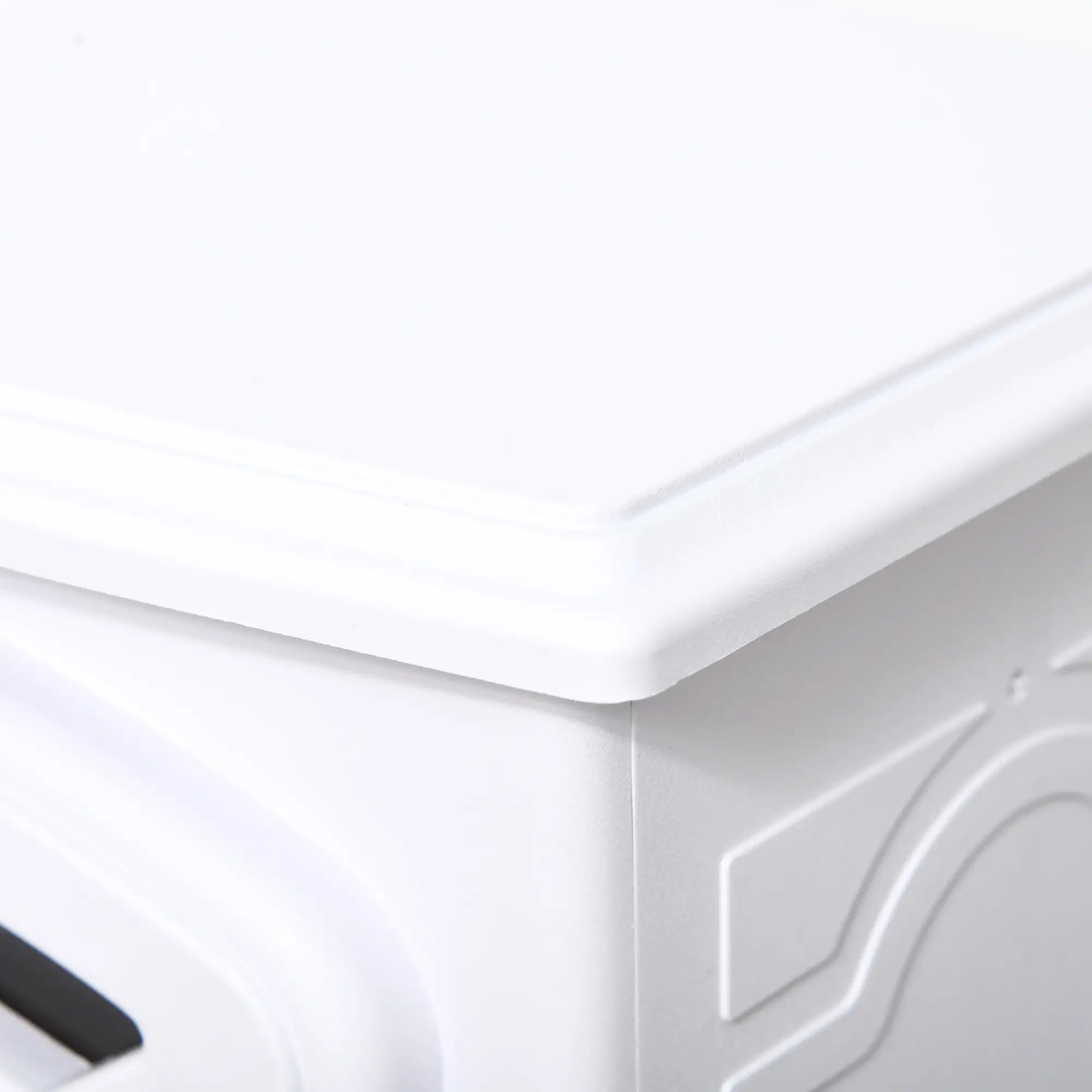 Electric Fireplace Heater, Freestanding Stove, Realistic Flame, Overheat Protection, 750W/1500W, White Electric Fireplaces at Gallery Canada