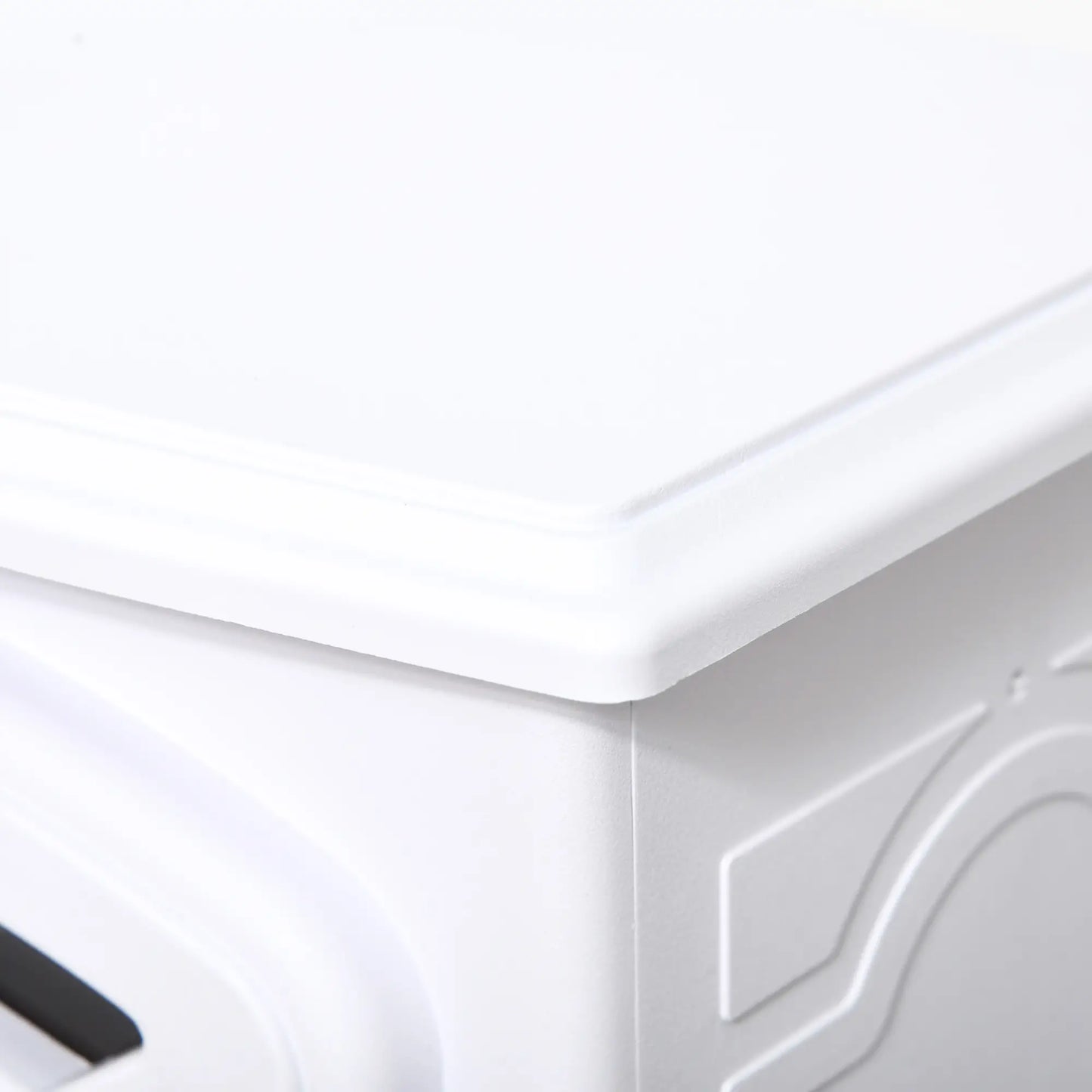 Electric Fireplace Heater, Freestanding Stove, Realistic Flame, Overheat Protection, 750W/1500W, White Electric Fireplaces at Gallery Canada