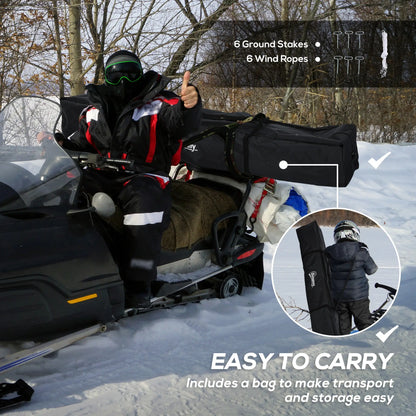 5-8 Person Pop-Up Ice Fishing Shelter, Portable Tent, Red Ice Fishing Tents at Gallery Canada