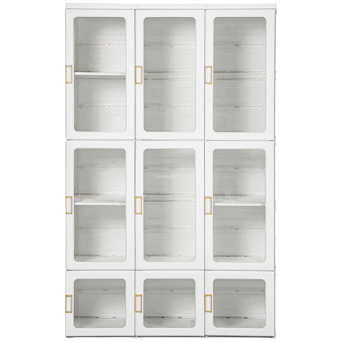Portable Wardrobe Closet, Foldable Clothes Organizer, White Clothing Storage White, Clear Door at Gallery Canada