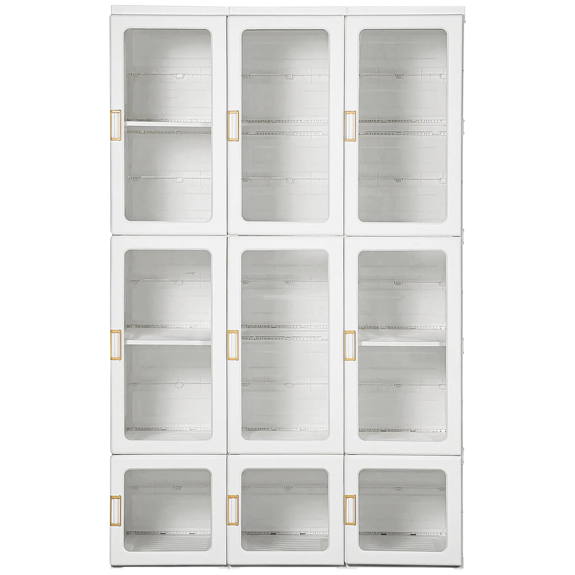 Portable Wardrobe Closet, Foldable Clothes Organizer, White Clothing Storage White, Clear Door at Gallery Canada