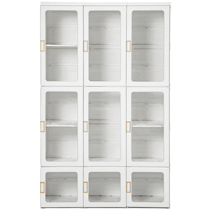 Portable Wardrobe Closet, Foldable Clothes Organizer, White Clothing Storage White, Clear Door at Gallery Canada