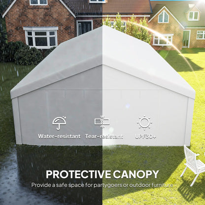 20' x 40' Party Tent, Outdoor Canopy With 12 Removable Windows Canopy Tents at Gallery Canada