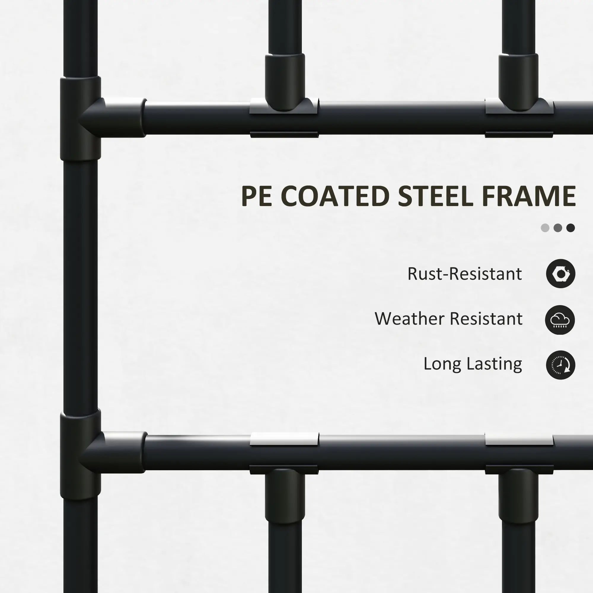 Arched Garden Trellis, 8 FT Tall Metal Plant Support with Netting Plant Stands at Gallery Canada