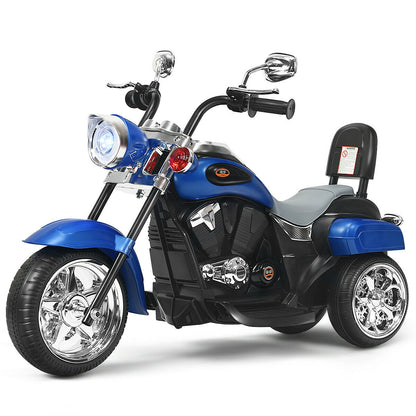 6V 3 Wheel Kids Motorcycle, Blue Powered Ride On Toys at Gallery Canada