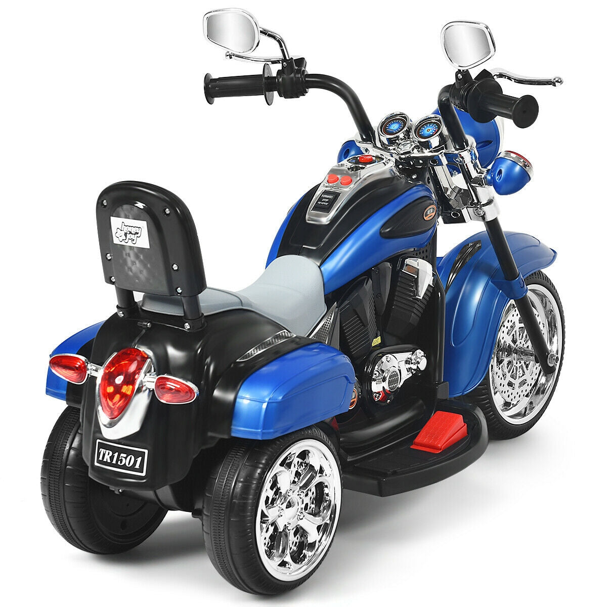 6V 3 Wheel Kids Motorcycle, Blue Powered Ride On Toys at Gallery Canada
