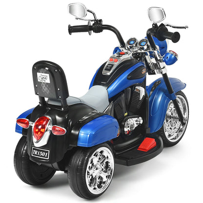 6V 3 Wheel Kids Motorcycle, Blue Powered Ride On Toys at Gallery Canada