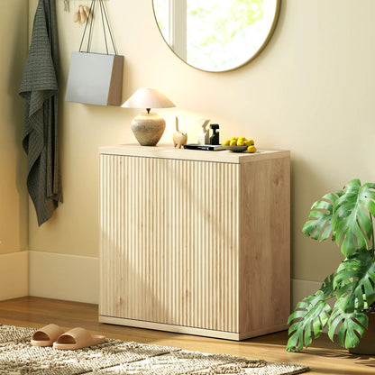 30.7" Oak Sideboard Buffet Cabinet, Modern Kitchen Storage Bar Cabinets at Gallery Canada