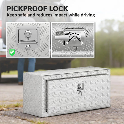 Heavy Duty Aluminum Tool Box, 36 Inch, Waterproof Storage Chest Tool Organizers at Gallery Canada