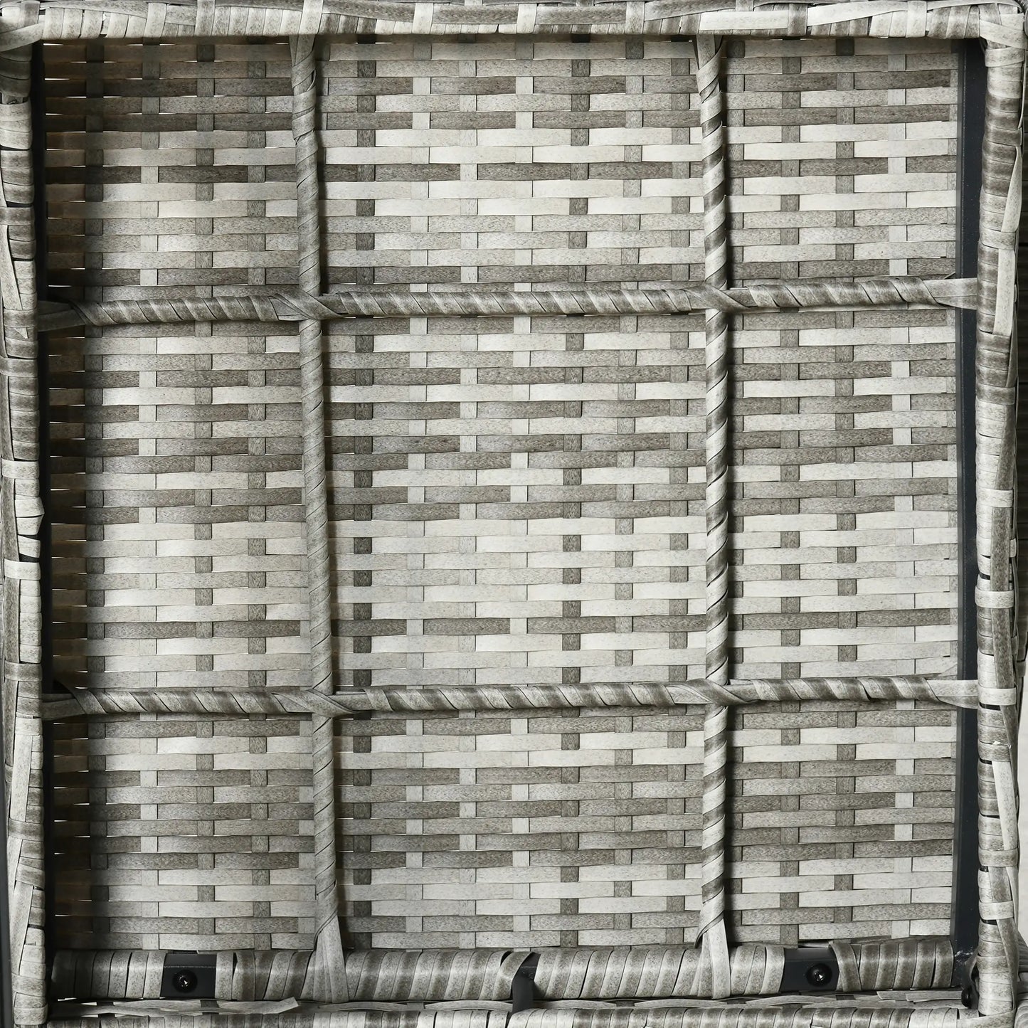 3-Piece Patio Wicker Rocking Chair Set, Outdoor PE Rattan, 2 Chairs 1 Table, Grey Outdoor Rocking Chairs at Gallery Canada