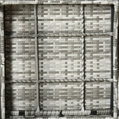 3-Piece Patio Wicker Rocking Chair Set, Outdoor PE Rattan, 2 Chairs 1 Table, Grey Outdoor Rocking Chairs at Gallery Canada