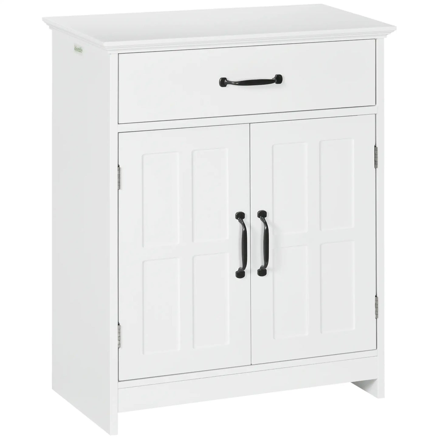 Bathroom Cabinet, 2 Doors, Adjustable Shelves, 23.6"x11.8"x29.5", White Bathroom Cabinets White at Gallery Canada