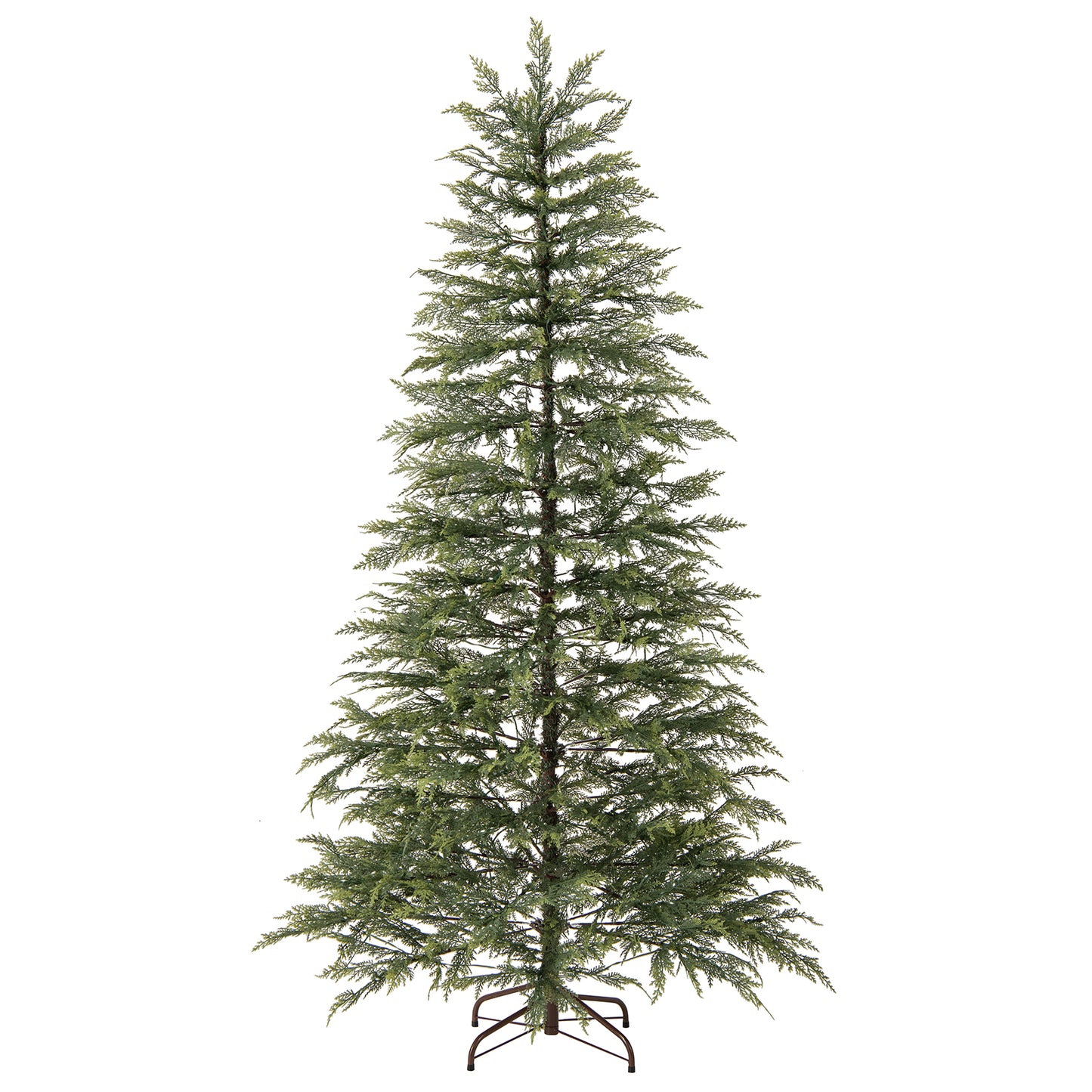 6.5 Feet Artificial Christmas Tree with Branch Tips and Colorful LED Lights, Green Christmas Tree at Gallery Canada