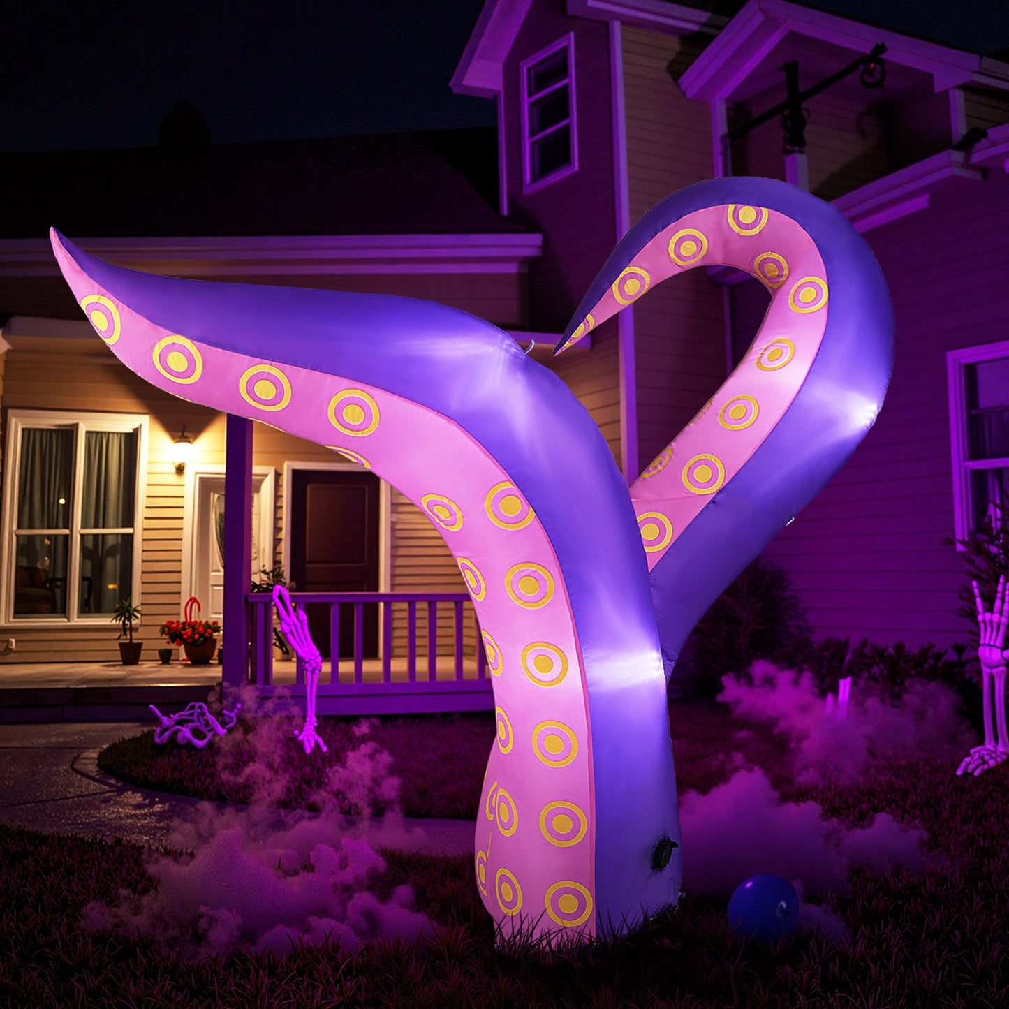 6.5 Ft Inflatable Tentacles with LED Lights and Suction Cups Halloween at Gallery Canada