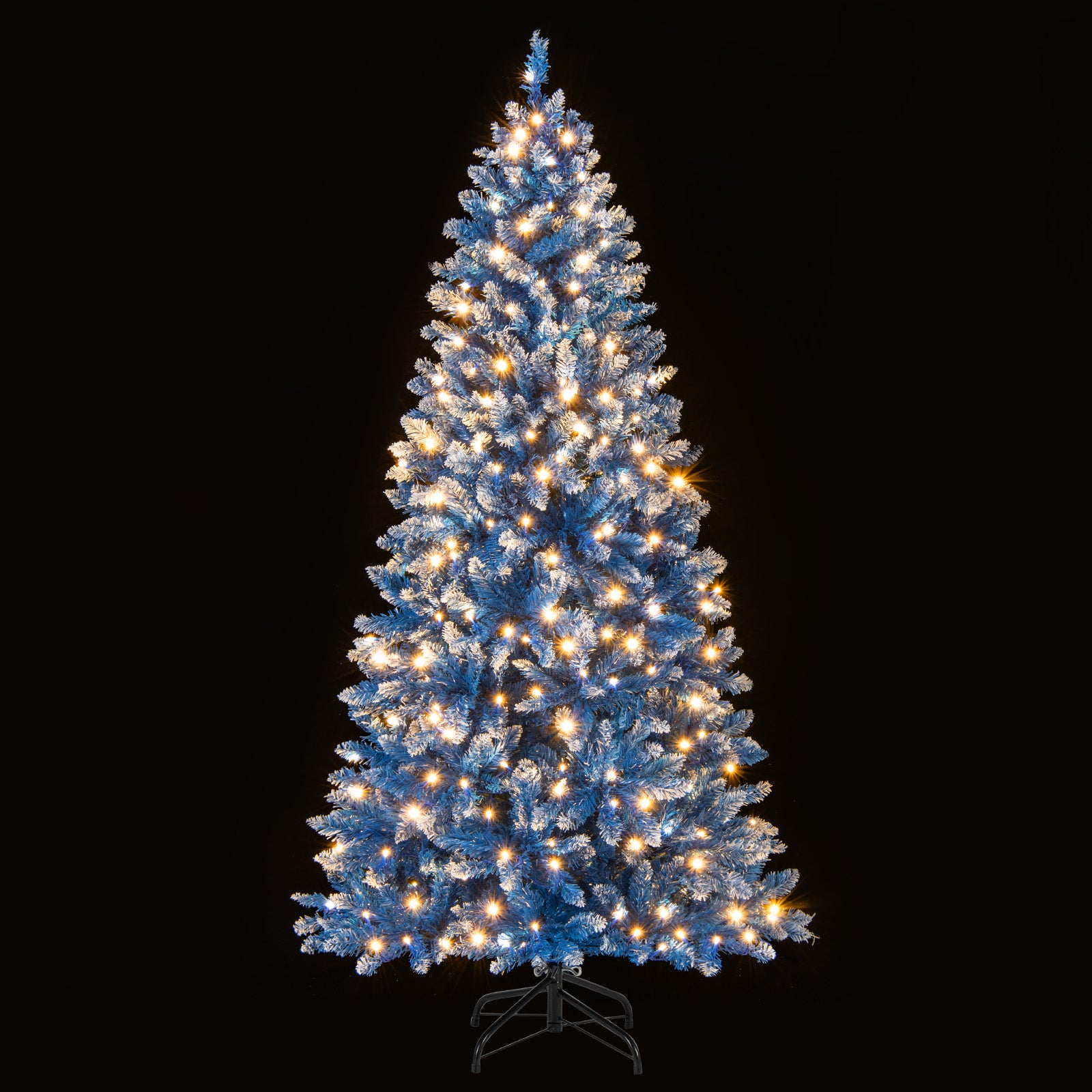 6/7/8/9 FT Artificial Christmas Tree with 767 Snowy Branch Tips-6 FT, Blue Christmas Tree at Gallery Canada