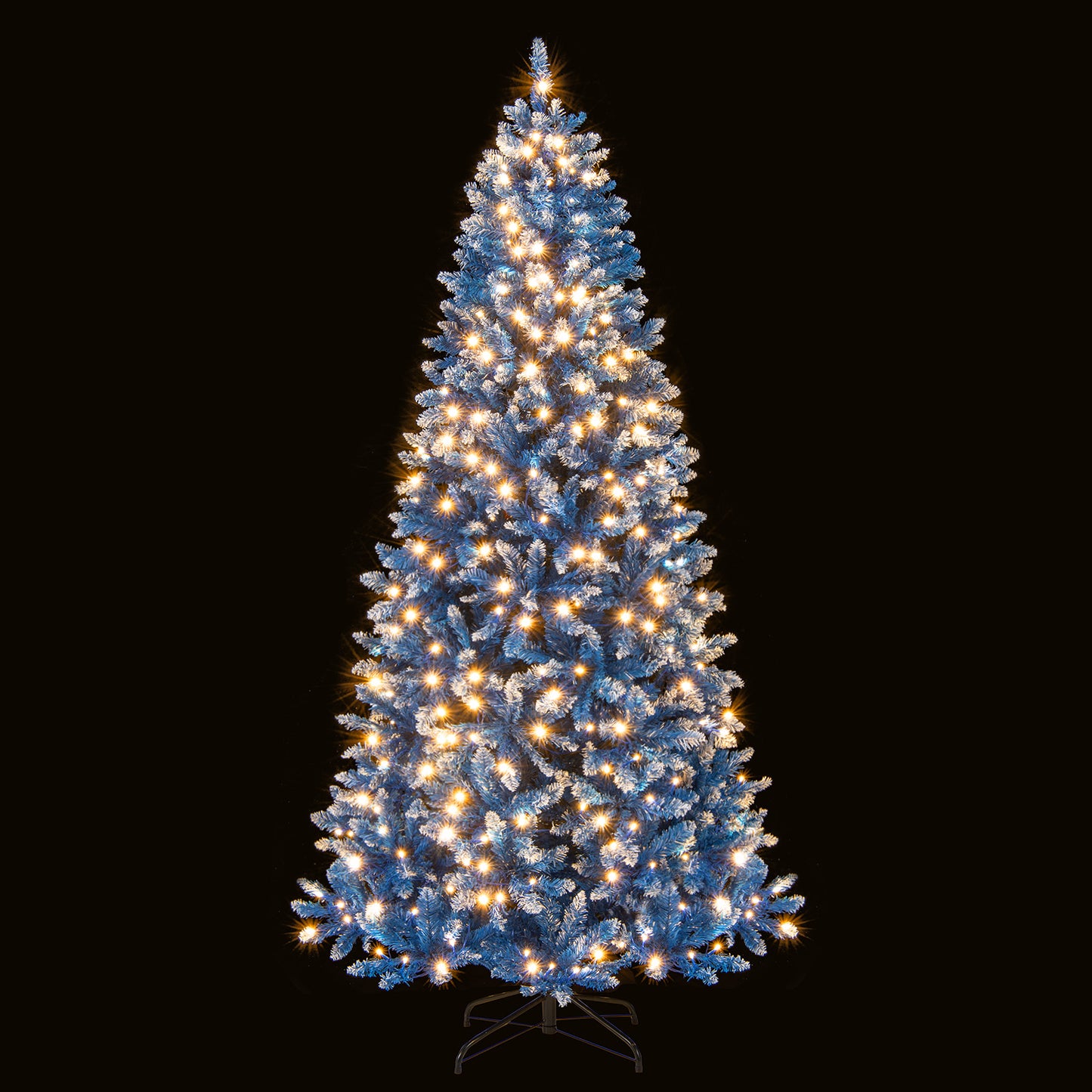 6/7/8/9 FT Artificial Christmas Tree with 767 Snowy Branch Tips-7 FT, Blue Christmas Tree at Gallery Canada