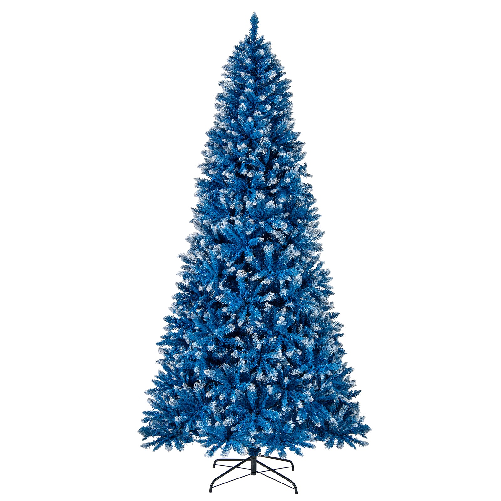 6/7/8/9 FT Artificial Christmas Tree with 767 Snowy Branch Tips-8 FT, Blue Christmas Tree at Gallery Canada