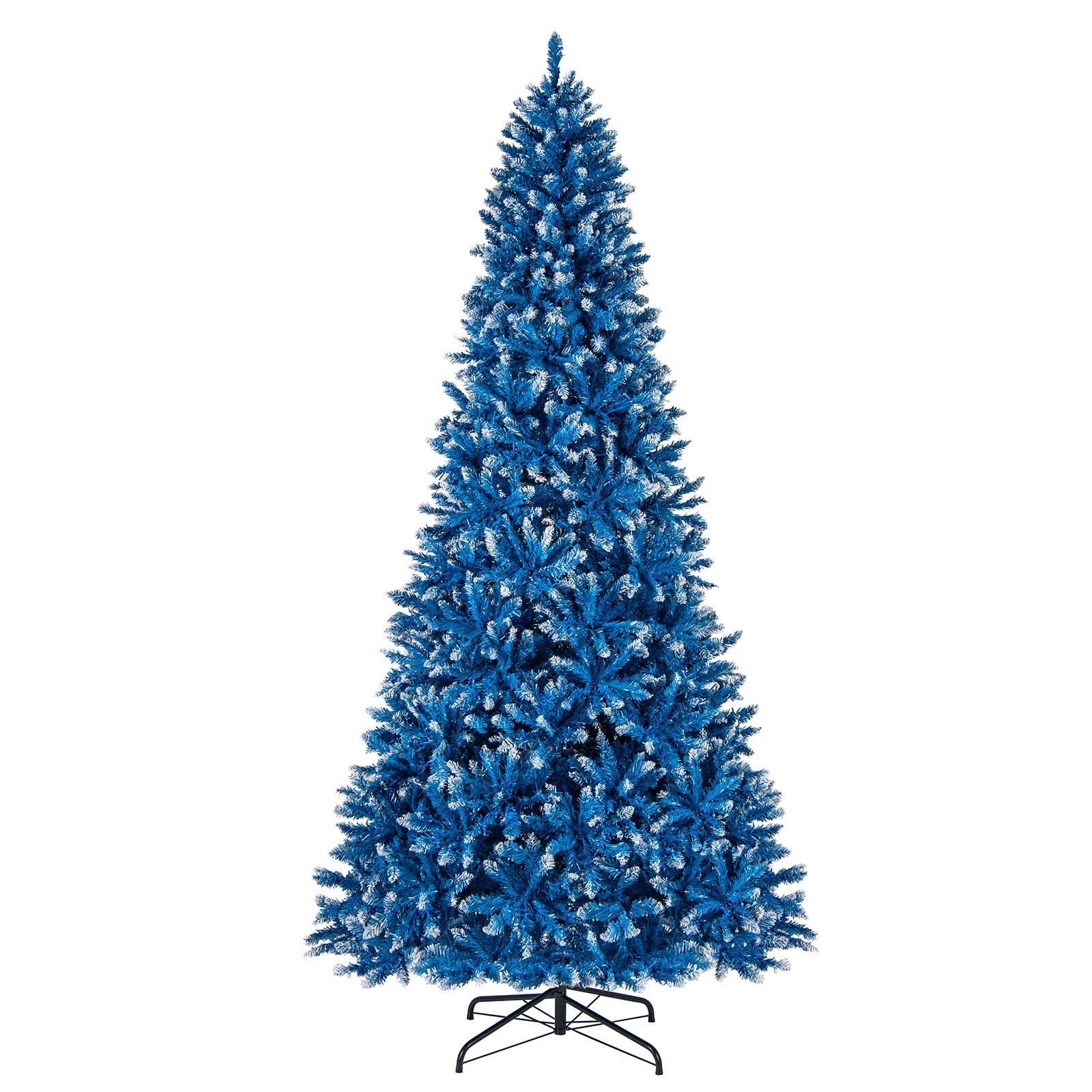 6/7/8/9 FT Artificial Christmas Tree with 767 Snowy Branch Tips-9 FT, Blue Christmas Tree at Gallery Canada