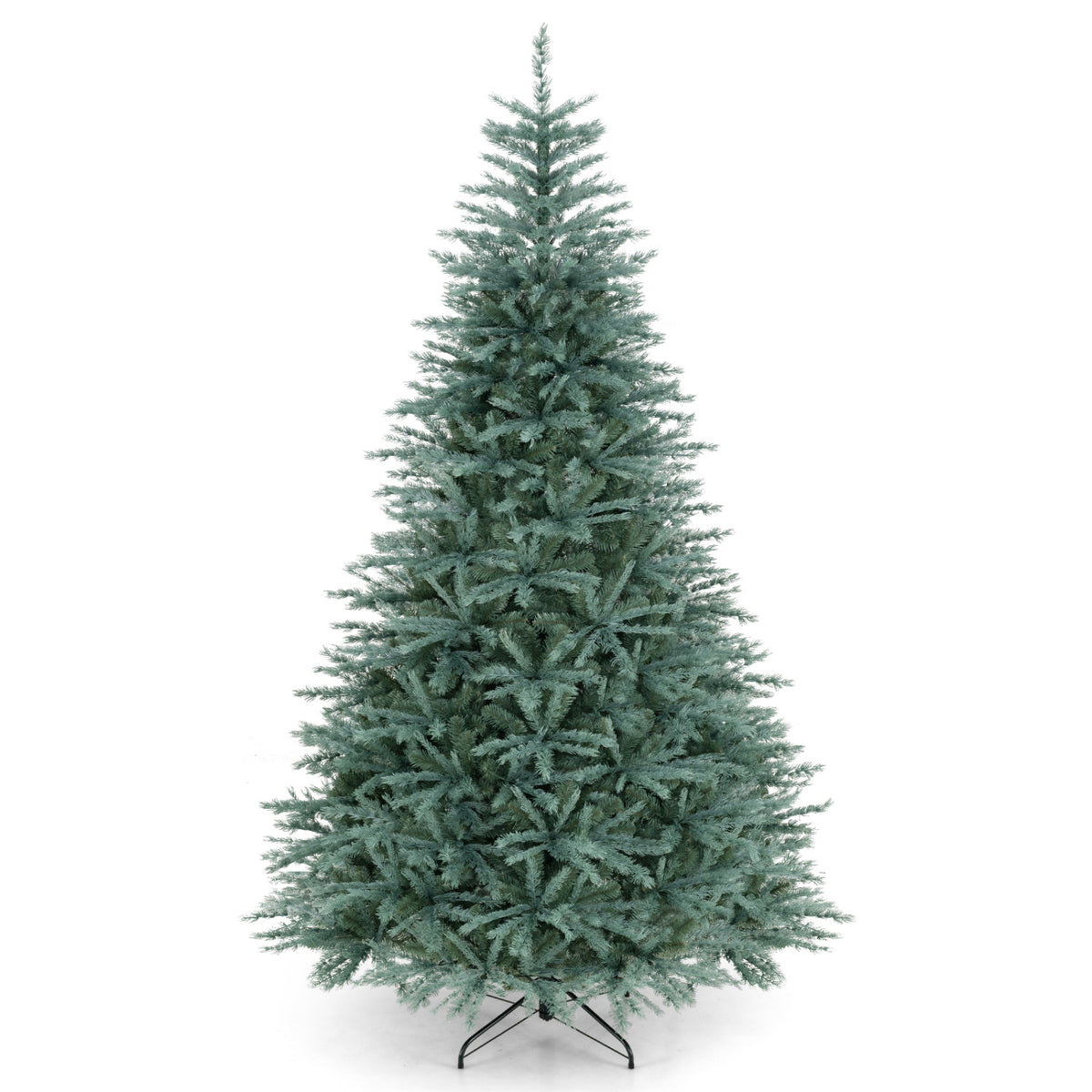 8 Ft Artificial Spruce Christmas Tree with 1765 Tips, Blue & Green