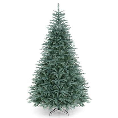 8 Ft Artificial Spruce Christmas Tree with 1765 Tips, Blue & Green
