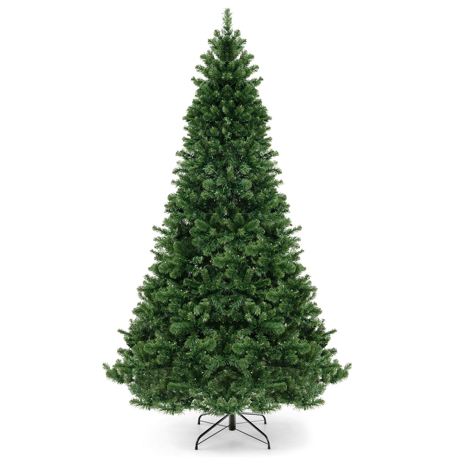 6/7/8 Feet Hinged Christmas Tree with PVC Branch Tips Warm White LED Lights-8 ft, Green Christmas Tree Options at Gallery Canada