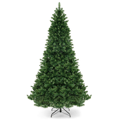 6/7/8 Feet Hinged Christmas Tree with PVC Branch Tips Warm White LED Lights-8 ft, Green Christmas Tree Options at Gallery Canada
