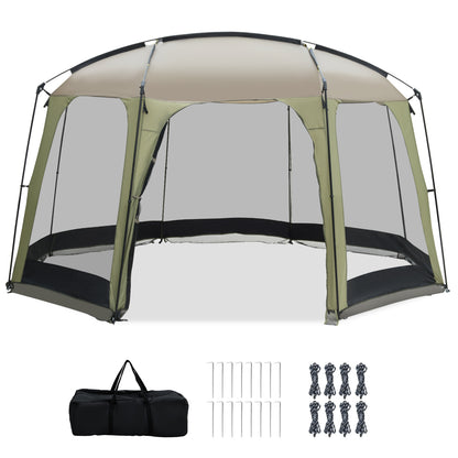 6-8 Person Netted Canopy Tent, Black Tents at Gallery Canada