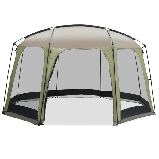 6-8 Person Netted Canopy Tent, Black Tents Black at Gallery Canada