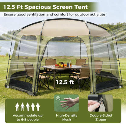 6-8 Person Netted Canopy Tent, Black Tents at Gallery Canada