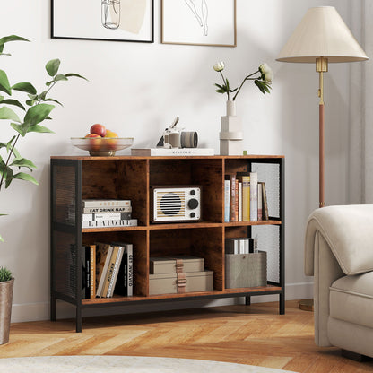 6 Cube Bookcase, 42" Wide, Horizontal Bookshelf Bookcases at Gallery Canada