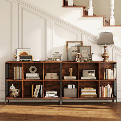 6 Cube Bookcase, 42" Wide, Horizontal Bookshelf Bookcases at Gallery Canada