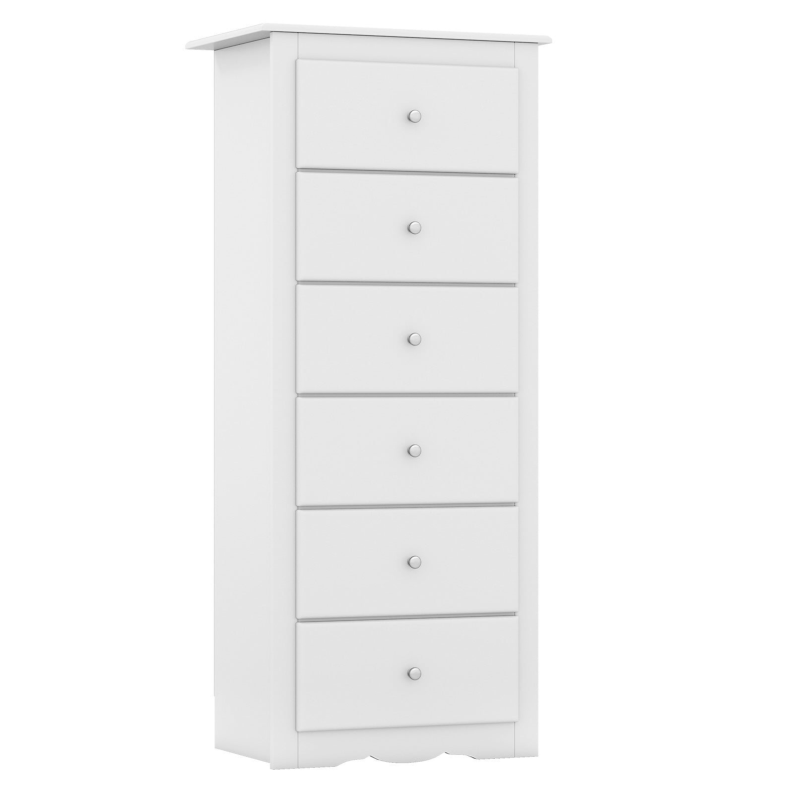 6 Drawers Chest Dresser Clothes Storage Bedroom Furniture Cabinet, White Dressers & Chests at Gallery Canada