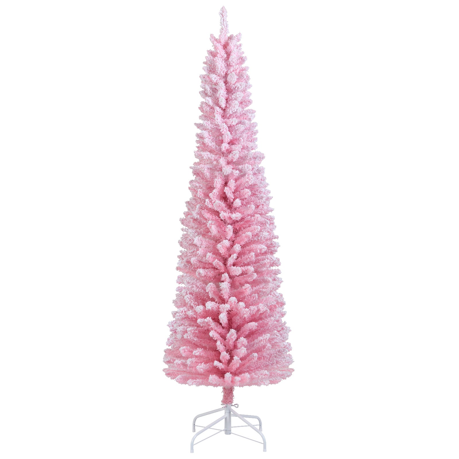 6 FT Artificial Christmas Tree, 460 Branch Tips, Folding Metal Stand, Pink Christmas Tree at Gallery Canada
