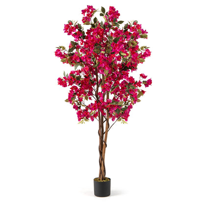 6 Feet Artificial Bougainvillea Tree with 910 Flowers-1 Piece Faux Plants Options at Gallery Canada