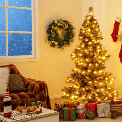 6 Feet Artificial Christmas Tree with 493 Branch Tips for Home Office Carnival Christmas Tree at Gallery Canada