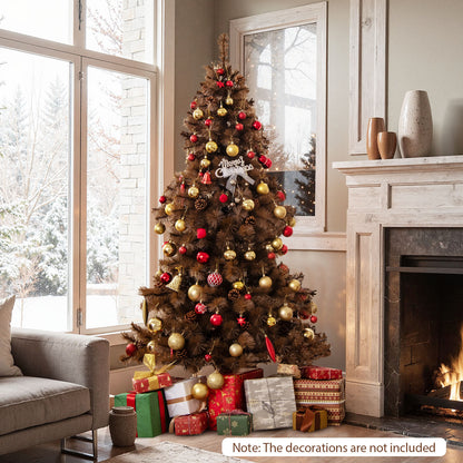 6 Feet Artificial Christmas Tree with 493 Branch Tips for Home Office Carnival Christmas Tree at Gallery Canada