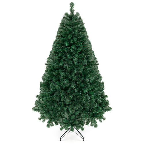 6 Ft Pre-Lit Artificial Christmas Tree, LED, Green
