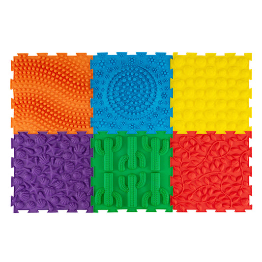 6 PCS Interlocking Sensory Mats with Rich Colors for Kids Adults, Multicolor Baby Gyms & Playmats Multicolor at Gallery Canada