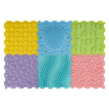 6 PCS Interlocking Sensory Mats with Rich Colors for Kids Adults, Color Baby Gyms & Playmats Color at Gallery Canada
