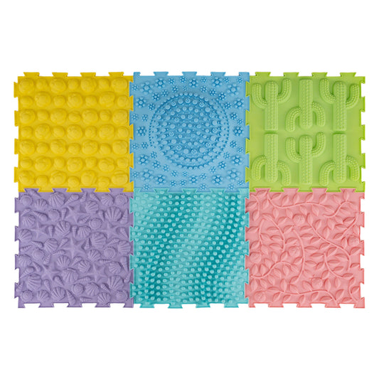 6 PCS Interlocking Sensory Mats with Rich Colors for Kids Adults, Color Baby Gyms & Playmats Color at Gallery Canada