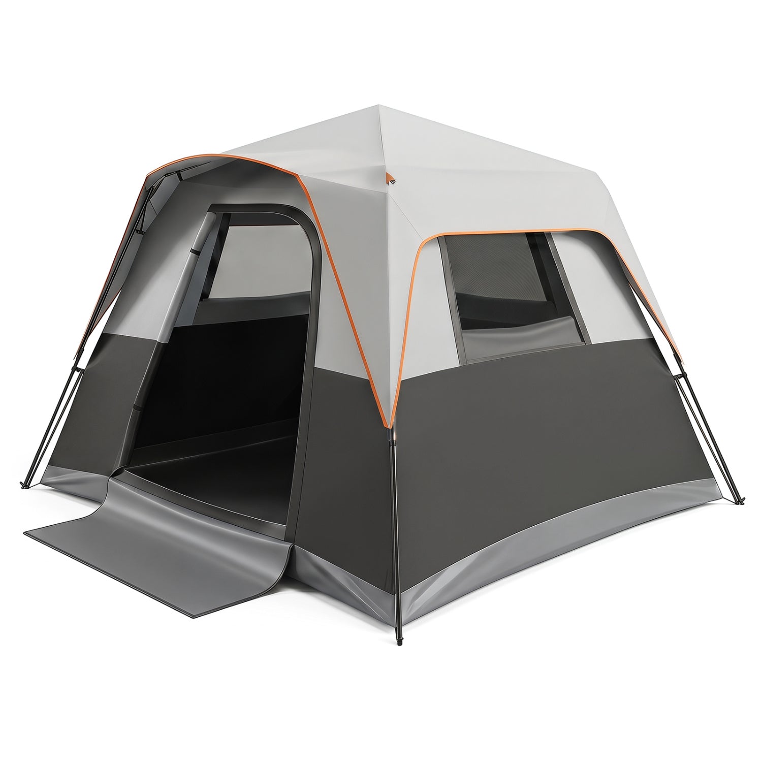 6-Person Blackout Instant Cabin Tent with Rainfly, Gray Tents at Gallery Canada