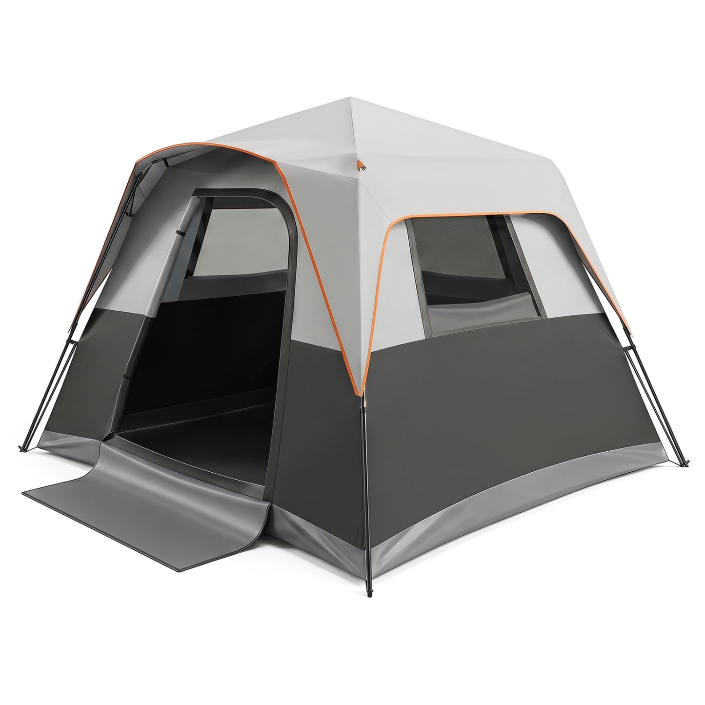 6-Person Blackout Instant Cabin Tent with Rainfly, Gray Tents at Gallery Canada