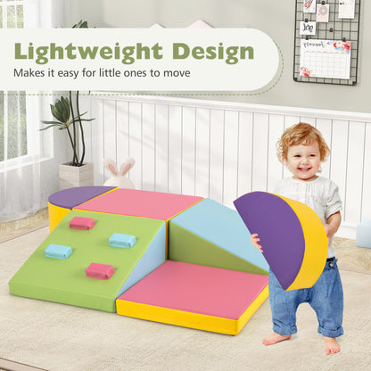 6-Piece Foam Climbing Blocks, Hook And Loop Fasteners, Multicolor Climbers & Slides at Gallery Canada