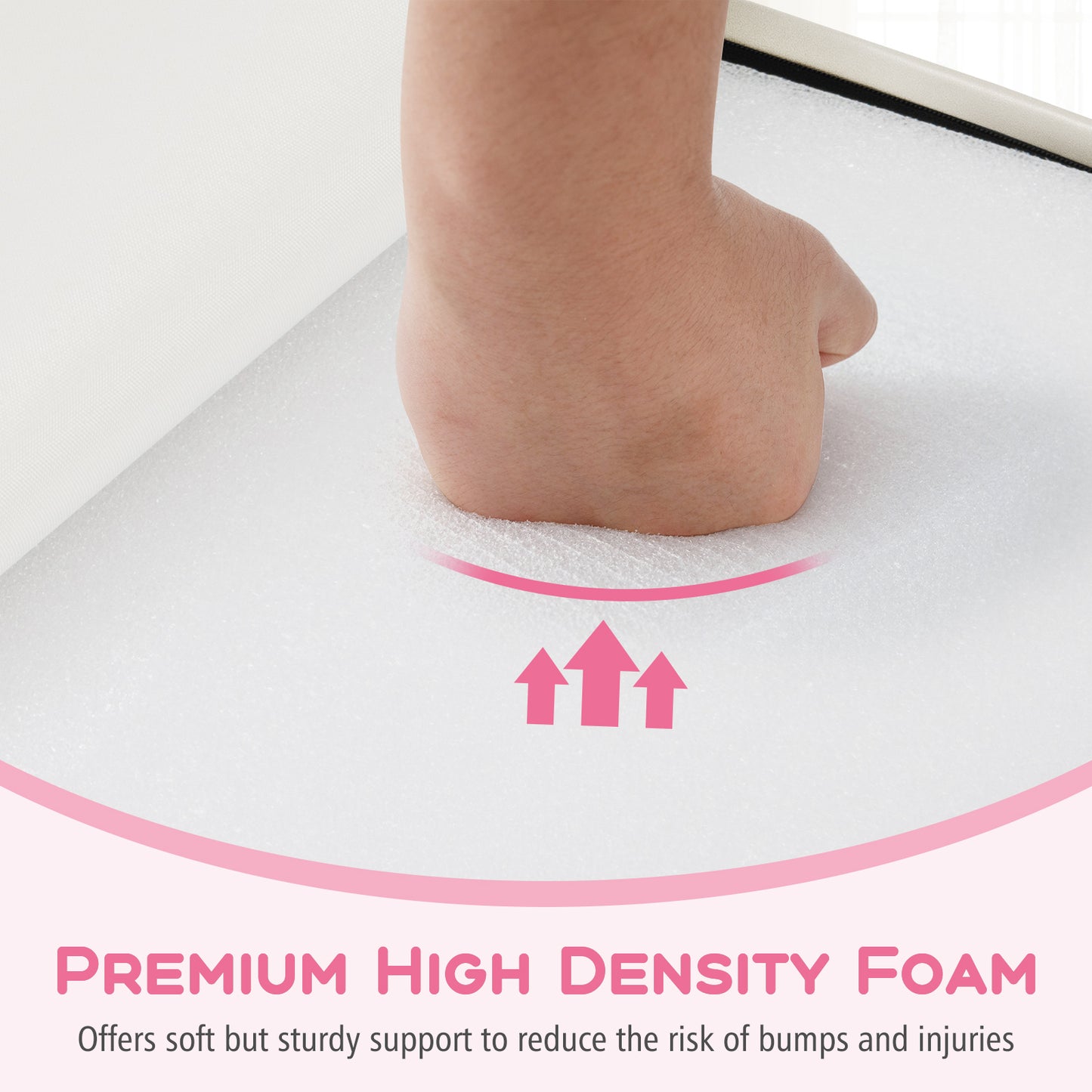 6-Piece Soft Play Set for Toddlers with Climbing Triangle and Ramp, Pink Climbers & Slides at Gallery Canada