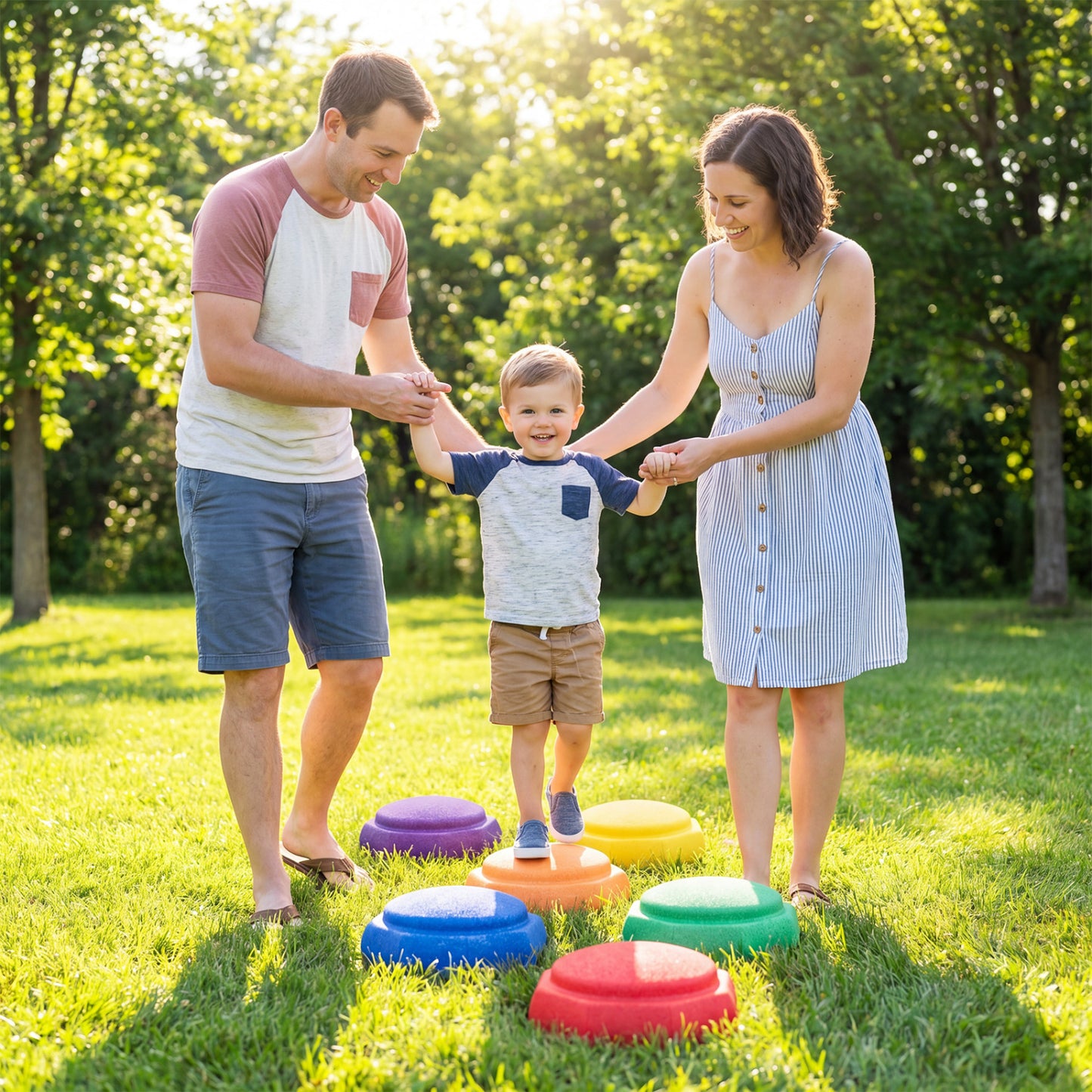 6-Piece Stepping Stones for Kids for Sensory Play and Coordination Toy Sports at Gallery Canada