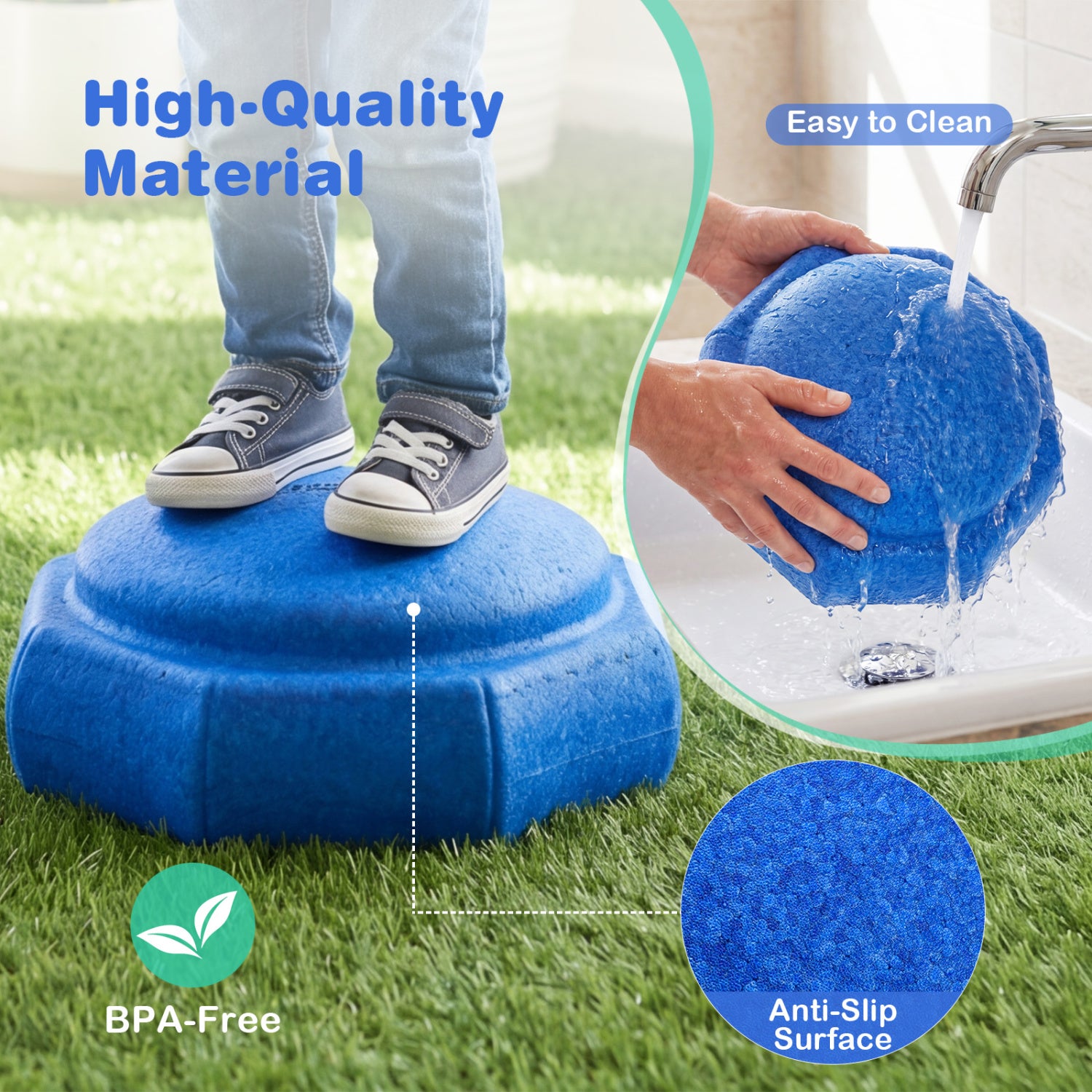 6-Piece Stepping Stones for Kids for Sensory Play and Coordination Toy Sports at Gallery Canada