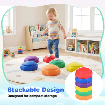 6-Piece Stepping Stones for Kids for Sensory Play and Coordination Toy Sports at Gallery Canada